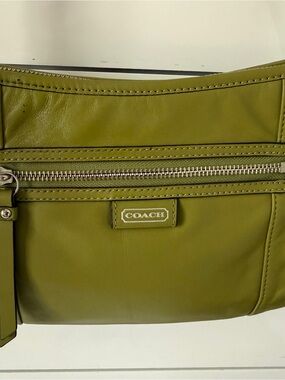 Coach Daisy Spectator green leather crossbody F23978